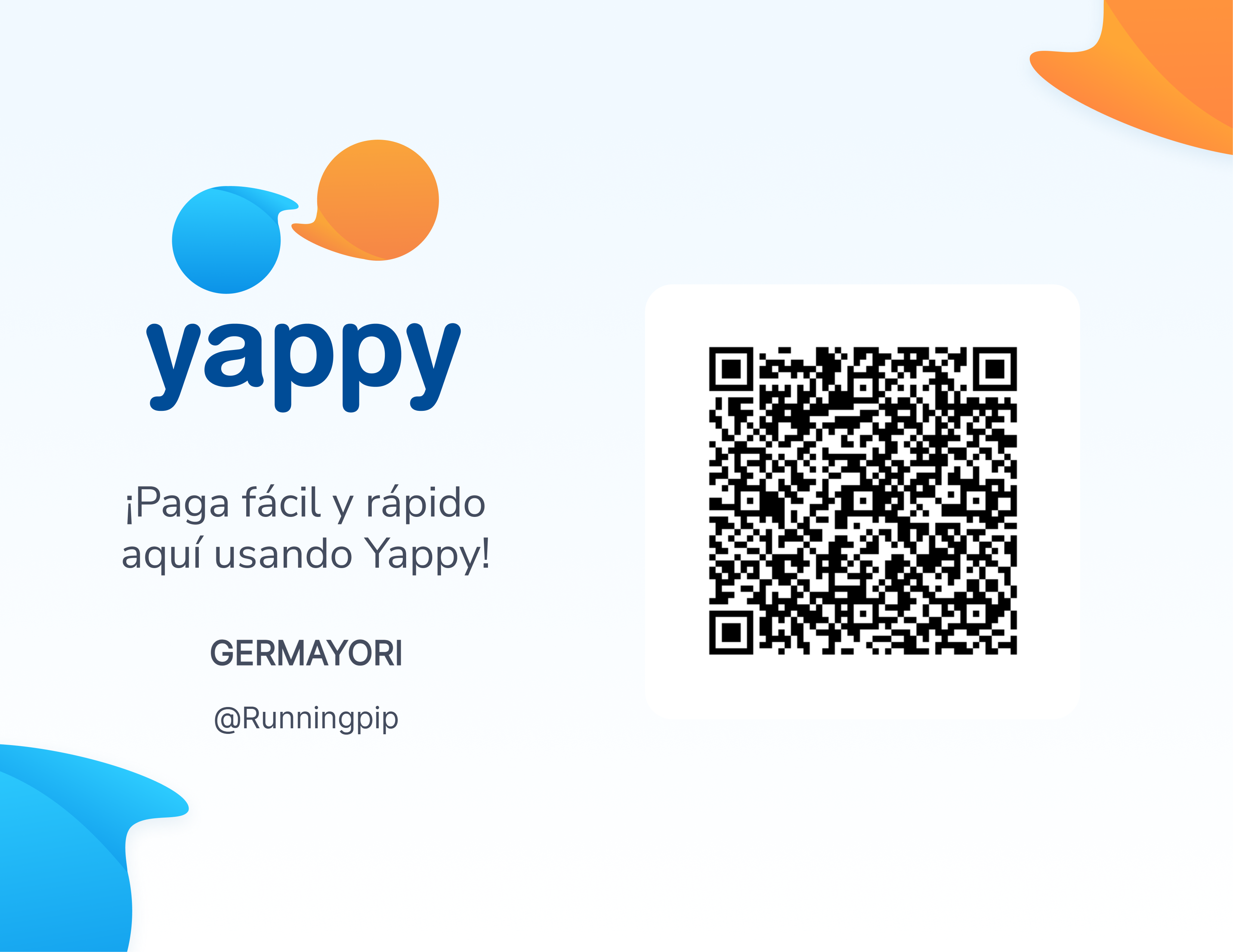 QR Yappy REAL - MACLEAN @Runningpip